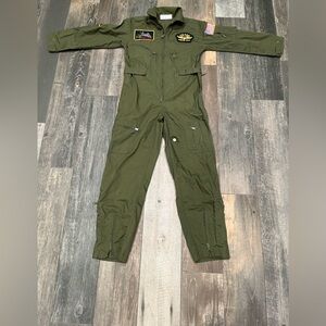 Rothco Kids NASA Flight Coveralls With Official Patches - Blue Astronaut Costume For Children